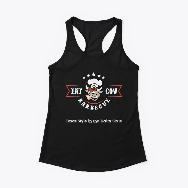 Fat Cow Barbecue Women's Racerback Tank